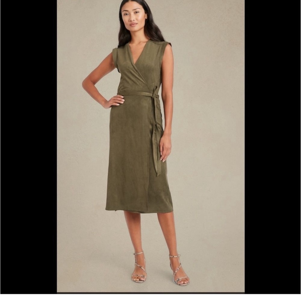 Banana Republic faux suede dress